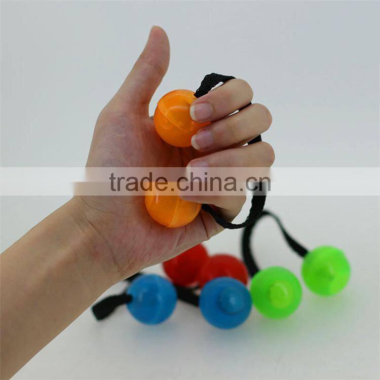 Flashing Led Light Up Finger Fidget Thumb Chucks Anti Stress Toys Multi Colors Finger LED Yo Yo Ball