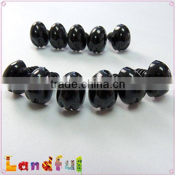 12mm EN71 Approved Plastic Black Soft Plush Animal Safety Koala Nose