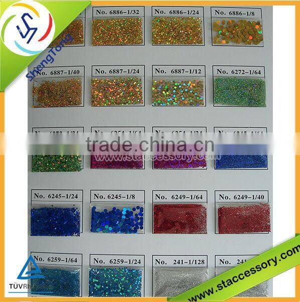 Eco--friendly wholesale bulk glitter factory price for craft or scrapbooking