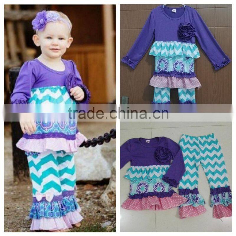 multicolor shirt ruffle shorts summer easter rabbit girls outfit clothes