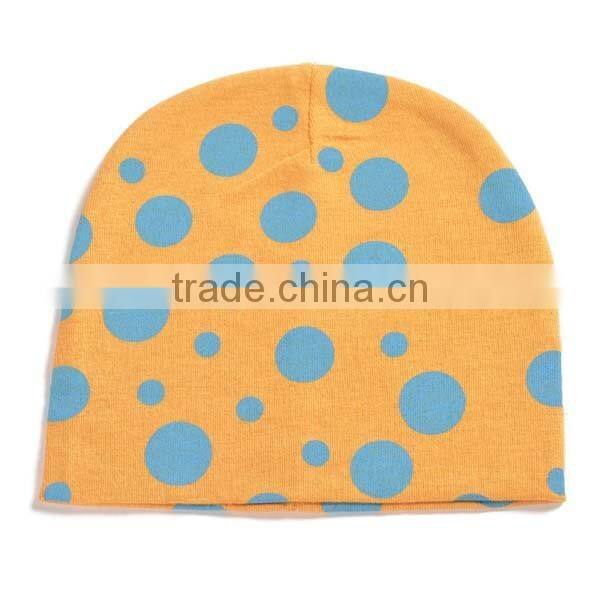 spring&summer korea style 100%cotton cute boys&girls dots pattern baby dress hats