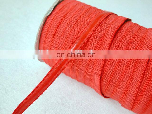 Black Silicone satin lingerie bra strap stretch sewing elastic 1/2" wide