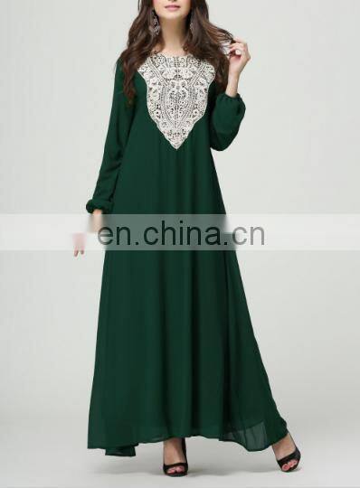 Women Fashion Muslim Dress Jilbabs and Abayas Loose Plus Size Islamic Dresses(Mu042611)