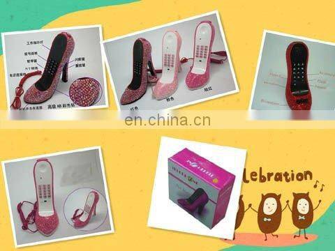 Diamond high-heeled shoe phone
