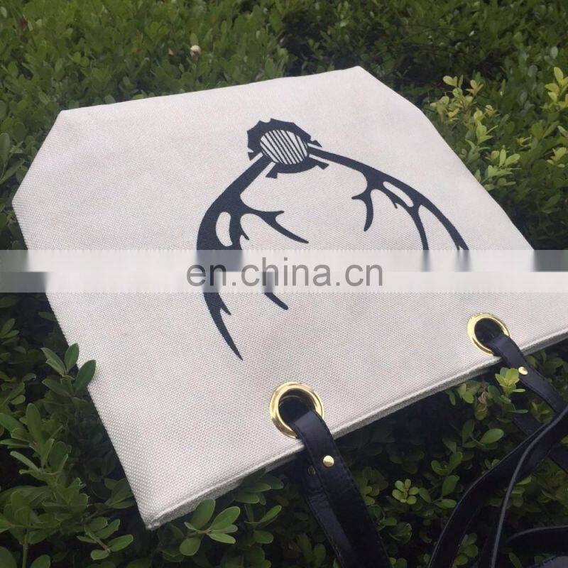 Made in yiwu factory jute shopping tote bag