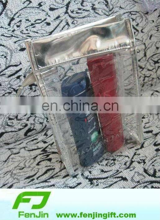 Clear pvc zipper tote bags