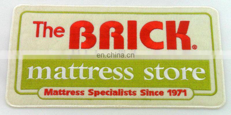 garment embroidery laser cut badges