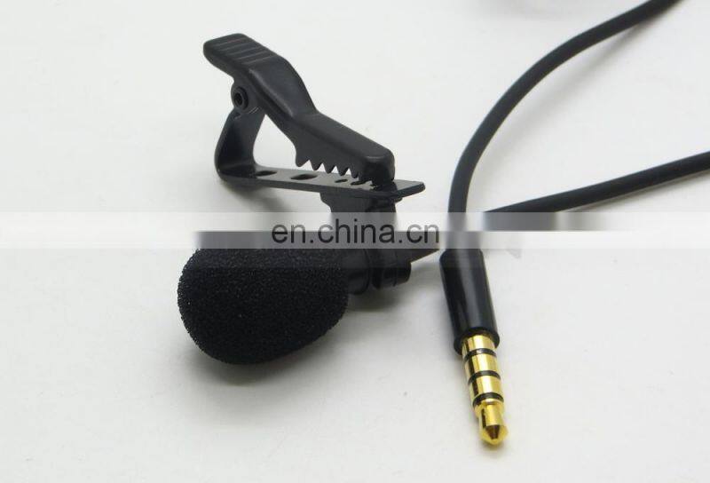 Lavalier Lapel Clip-on Recording Microphone for IOS Devices Android Devices Desktop Computer and Cameras