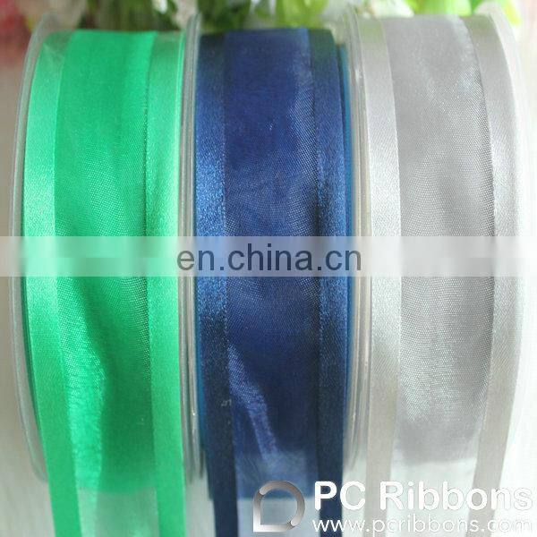 100% pure silk organza ruffled ribbon