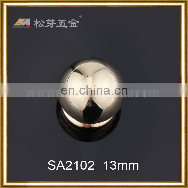 Light gold color rivet- customized screw rivet for bag