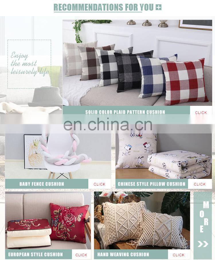 English alphabet Geometric pattern car sofa bed fashion cushion