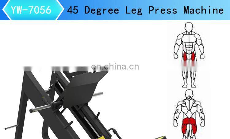 Commercial gym 45 Degree Leg Press