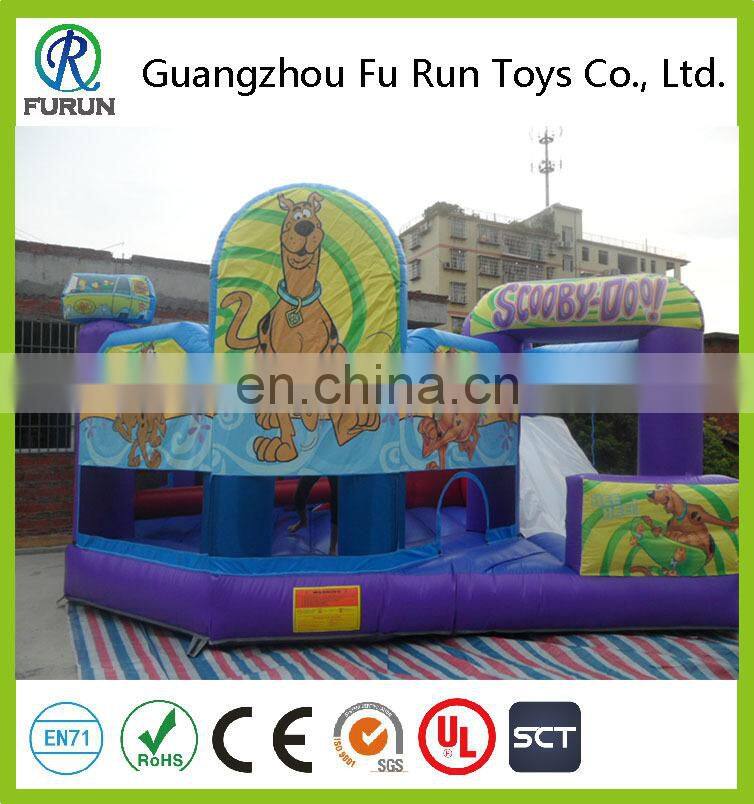 Great for Children Cartoon Inflatable Scooby Doo Bounce House