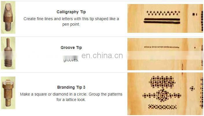 Frankever wood soldering iron kit wood burning tip set