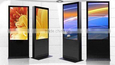 2015 new design Super 115" Indoor P3 full color led advertising display on floor standing
