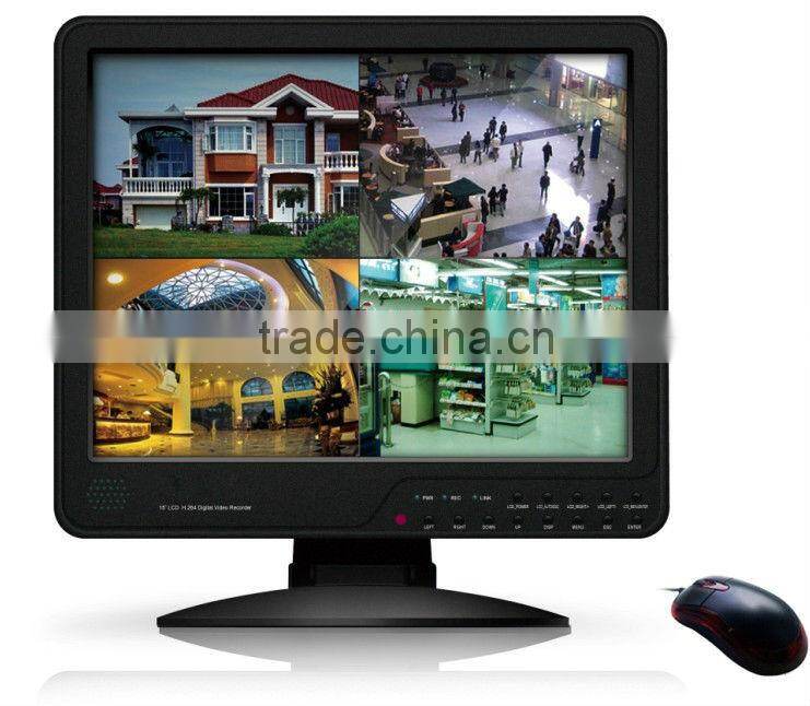 4CH H.264 CIF real-time all-in-one Standalone DVR