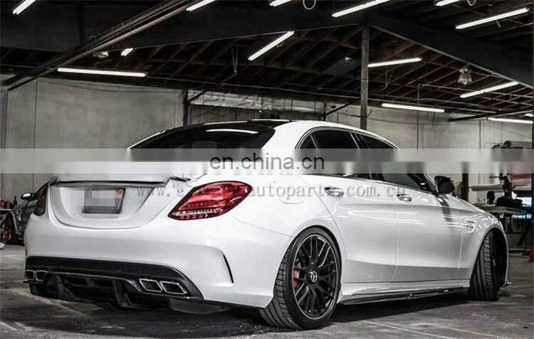C class w205 C63 carbon finber rear wing fit for C200 C300 C63 carbon spoiler
