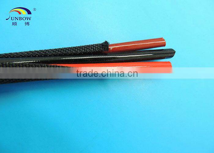 SUNBOW High Quality Flexible,Semi-Rigid, Split Self-Wrap Braided Sleeving