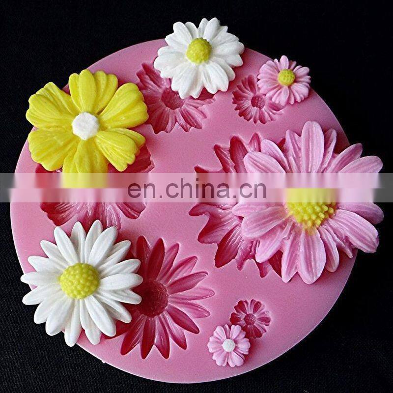 3D Flower Fondant Cake Making Tools DIY Silicone Sugar craft Baking Decorating Tool GF046