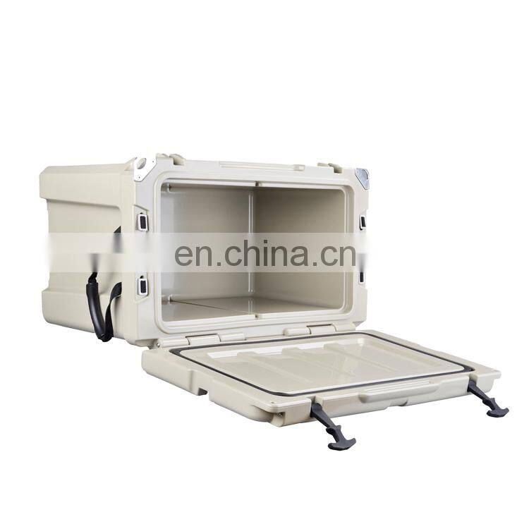 GINT Hot Selling 75QT Portable Customized Logo Colorful Outdoor Cooler Box 50QT heavy duty durable ice box