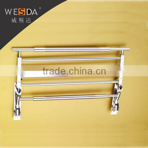 Stainless steel towel rack collapsible towel rack
