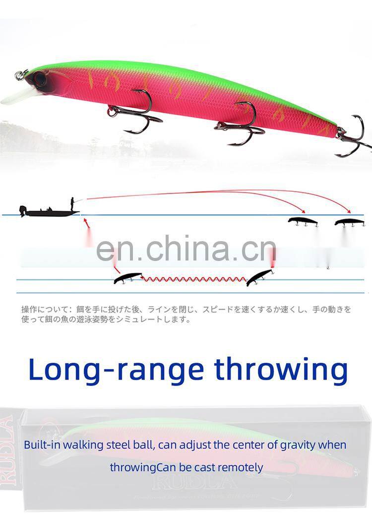 13cm 20g lifelike painting floating stickbait pesca bait fishing lures minnow