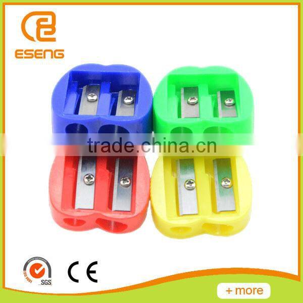 Apple Shape Kids Supply Plastic Universal Mechanical Durable Pencil Sharpener