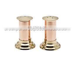 silver hammered salt & pepper container