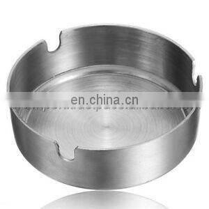 metal shiny gold leaf ashtray