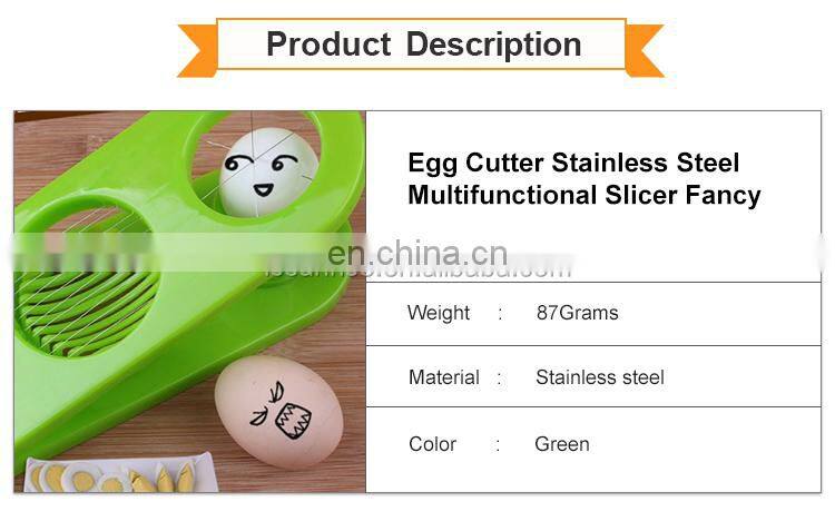 High Quality Multi-Purpose Stainless Steel Blades Plastic Egg Slicer And Cutter