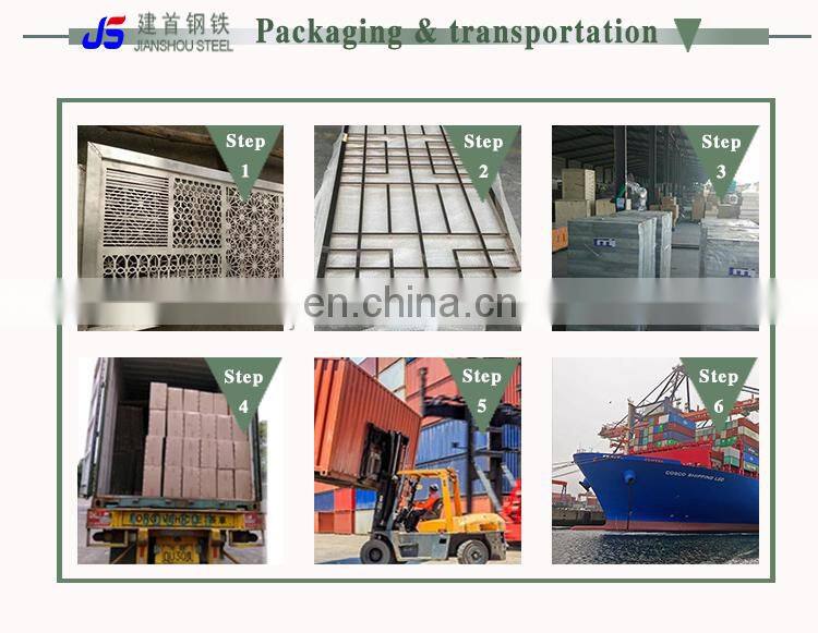 Corten steel screen laser cut and engraved 2mm 3mm thick pattern customizable indoor/outdoor