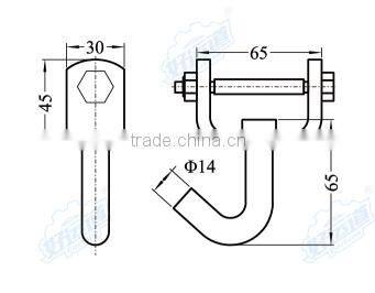 04318 Ratchet J hook tie down