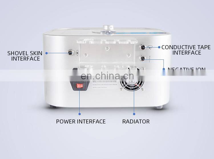 2 IN 1 Negative Ion Facial Deep Cleaning Instrument High Frequency Sonic Cleaning Skin Lifting Rejuvenation Eye Care Machine