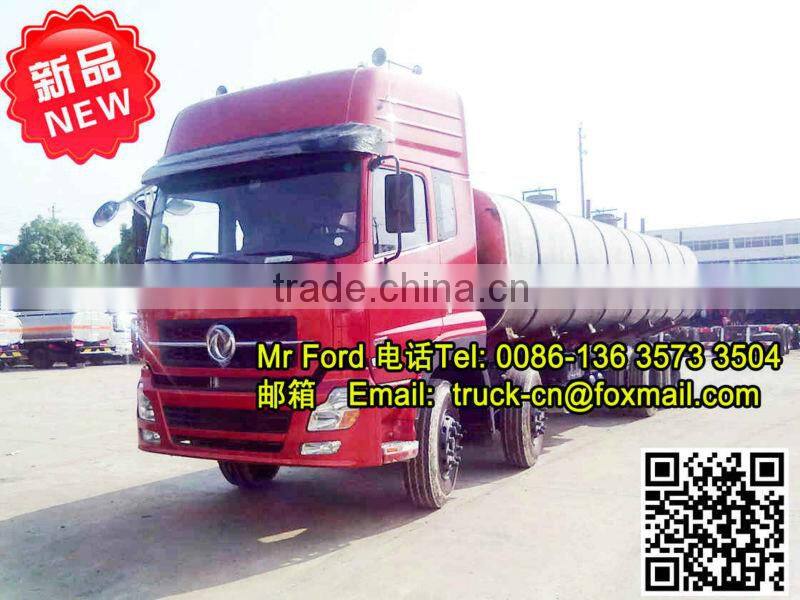 TEL Dongfeng 8x4 red cabin 25000L asphalt tanker truck liquid bitumen tanker truck crude oil tanker truck 0086-13635733504