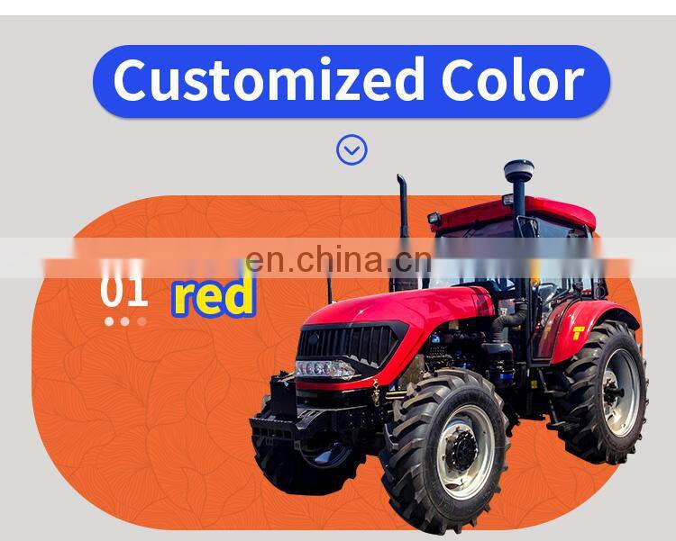 70hp 80hp 100hp 130hp  chinese farm  tractor/farming tractor with tractor implement for sale