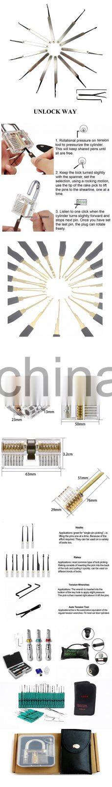 Multipick Elite Professional Lock Picking 24PCS Locksmith Pick Tool