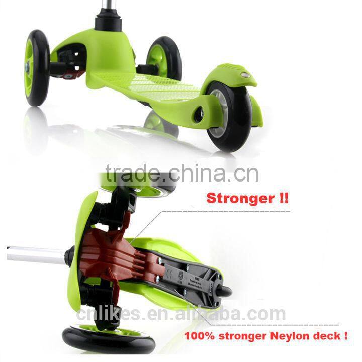 cheap kids plastic three wheel kick scooter