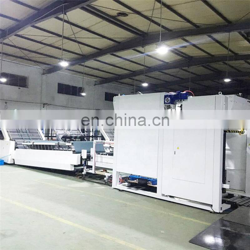 BZ1650S 5 Pile Automatic Litho Corrugated Carton Paperboard Cardboard Flip flop turner and Stacker machine