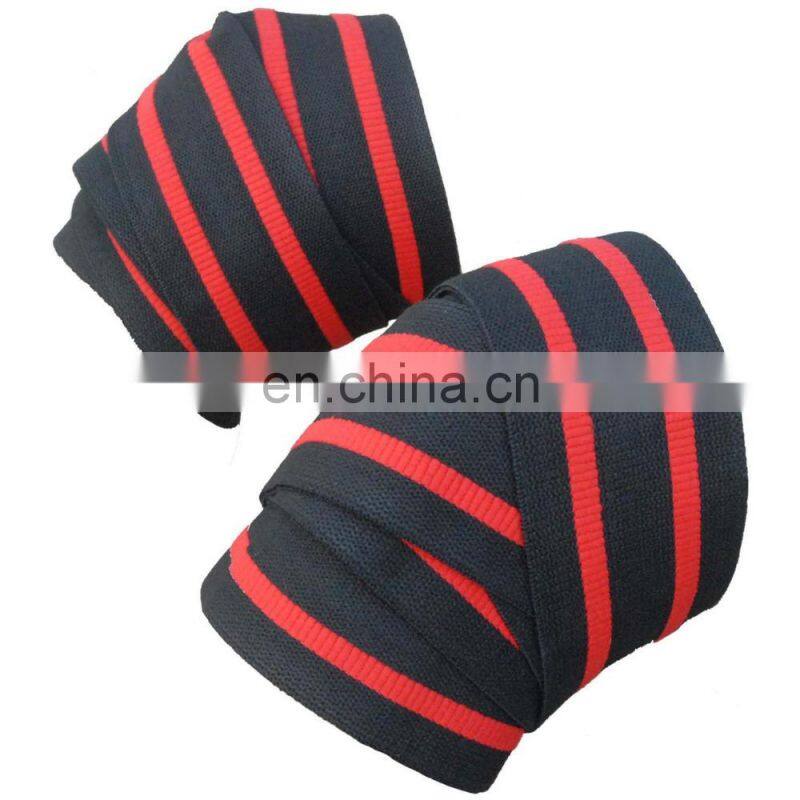 Elastic Breathable Knee Pain Relief Straps Support Wraps Gym Squat Lifting Knee Brace Compression Bandage Sleeve