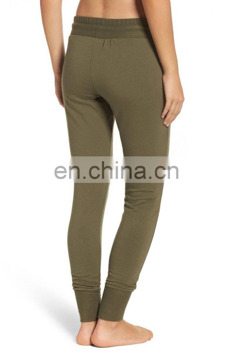 OEM High Quality High Fashion Colorful Skinny Pencil Pants Ladies Fashion Warm Winter Sweatpants for women