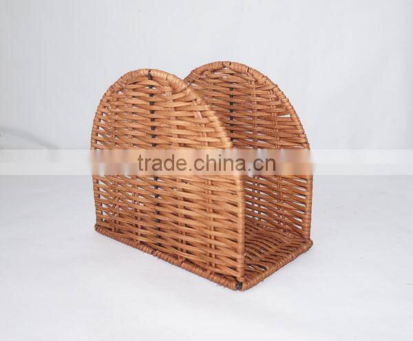 Handmade Vertical Rattan Napkin Holder