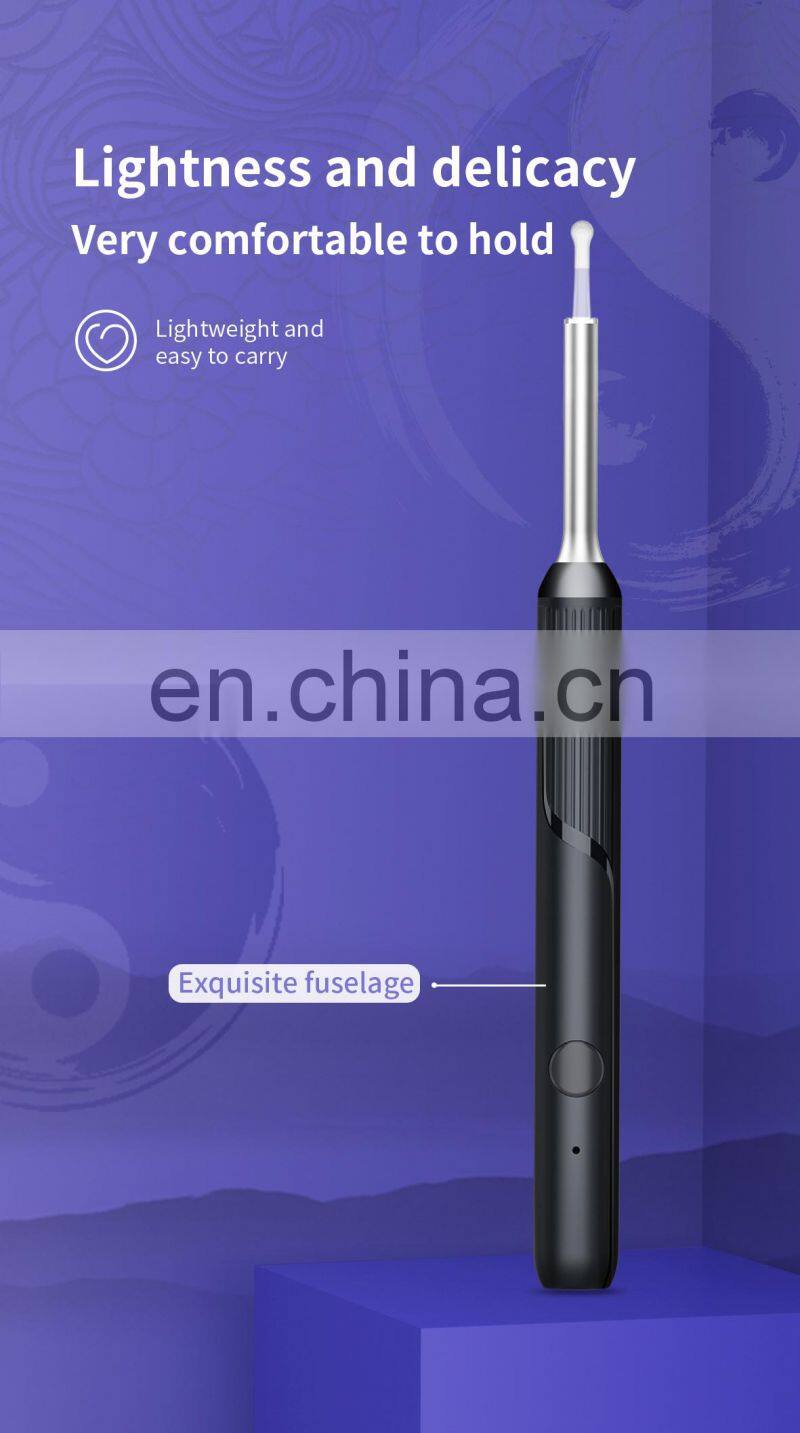 Earwax Removal Ear Spoon Endoscope Otoscope Remover Tool kit G3 with 4MP HD Camera