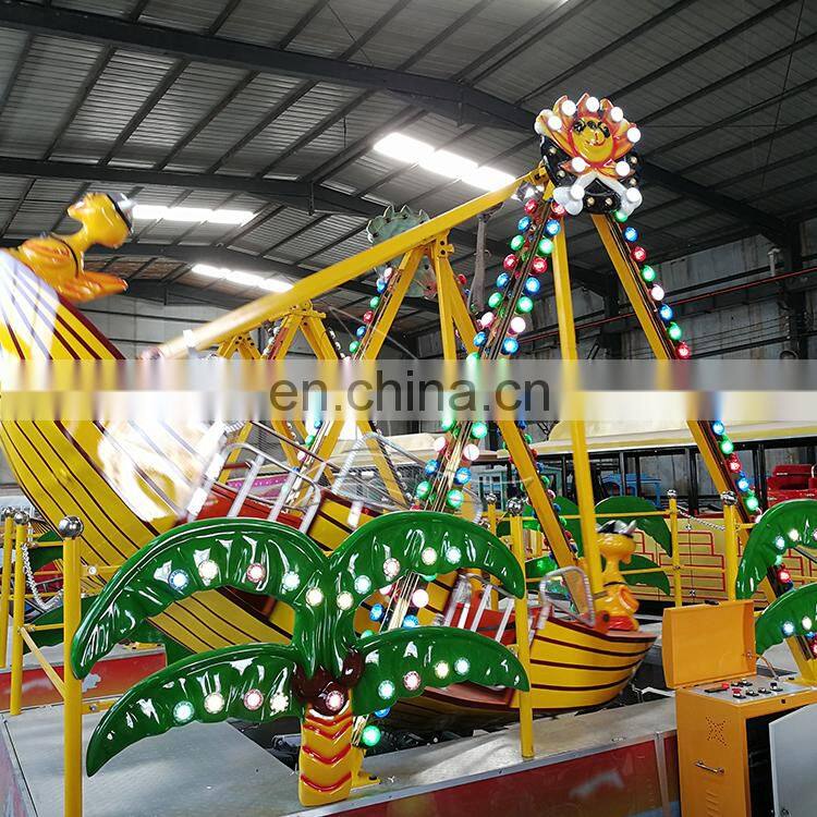 Fun fair games portable mini pirate ship for sale