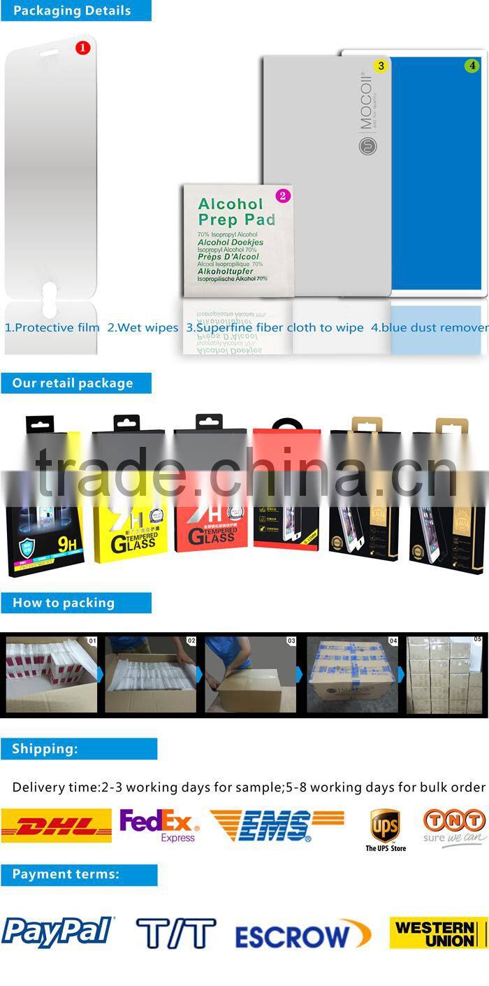 9H Surface Hardness 2.5D Explosion-proof Tempered Glass Film for HTC One M9