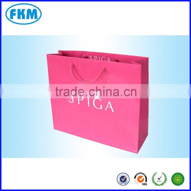 red block bottom paper bags