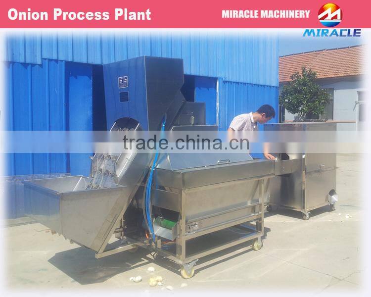 Industrial fresh onion skin peeler/red onion skin removing machine/peeling machine