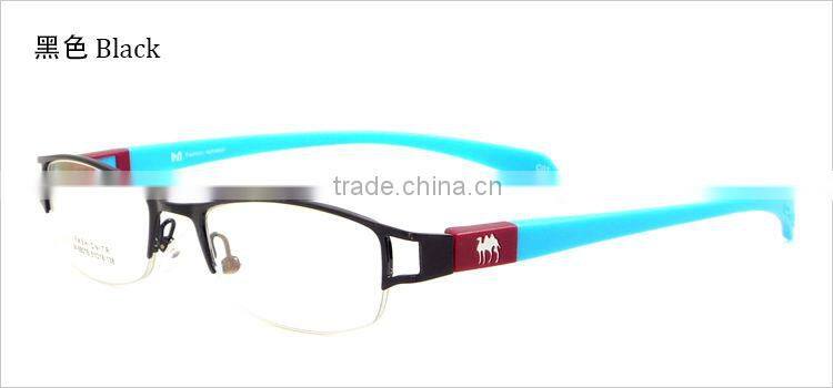 Style colored design full frame metal TR90 changeable temple for women eyewear