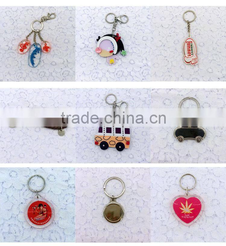 Custom English letters Metal Keychains