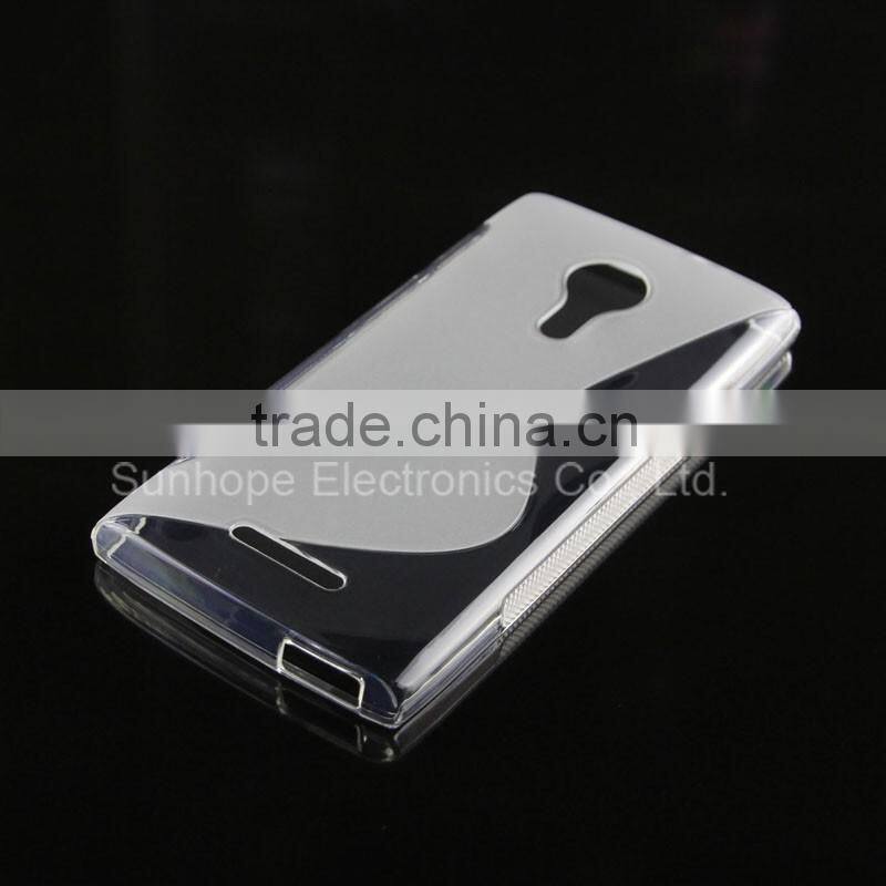 S line design cell phone case for alcatel One Touch Flash 2