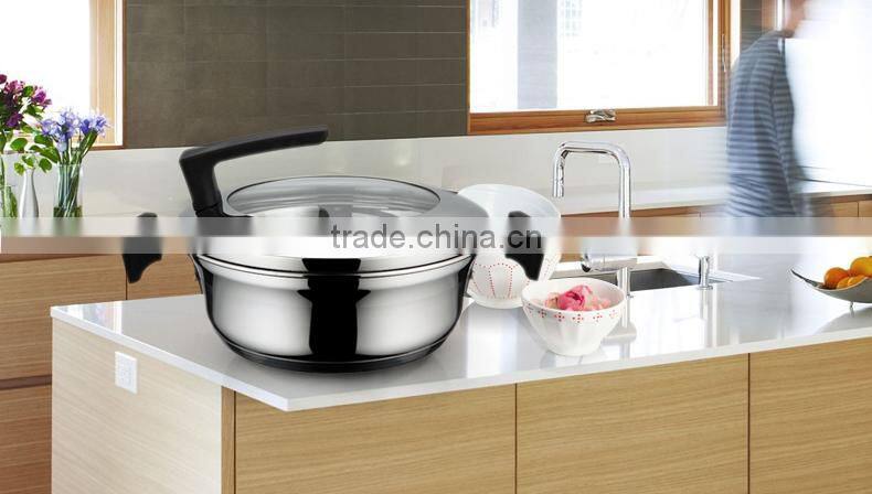 Hot Sale Elegant Stainless Steel Cooking Pan